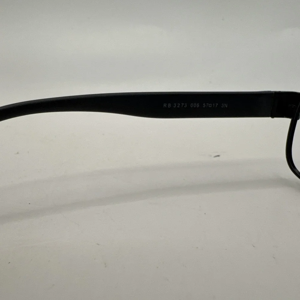 Ray Ban SUNGLASSES Frames RB3273 006 3N Black 57-17 Italy Full Rim A68